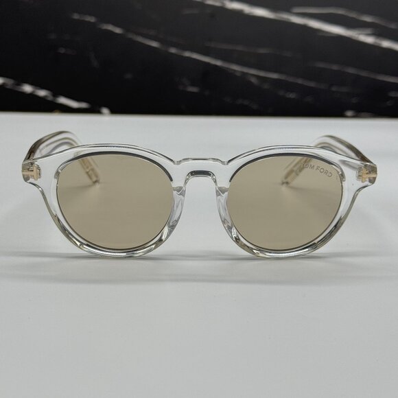 NEW TOM FORD TF1123-D 26E TRANSPARENT/BEIGE WOMEN SUNGLASSES FT1123-D 26E main image 8